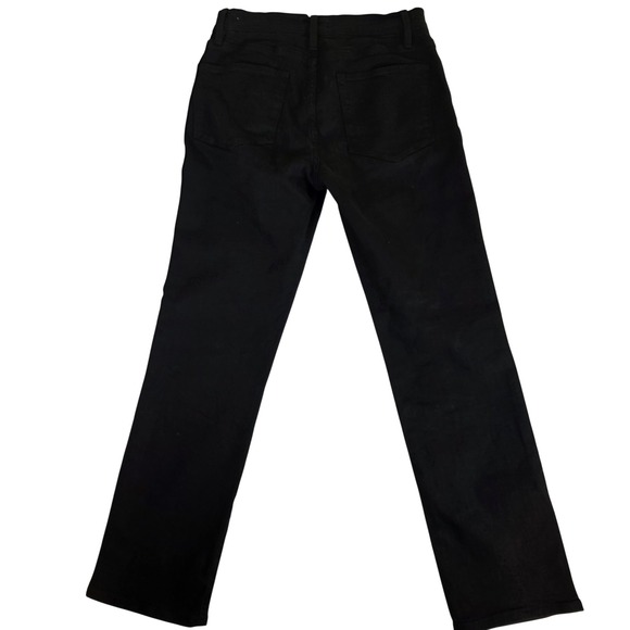 FRAME Women's 27 Black Le High Straight Jeans Film Noir Modern Minimalist - Picture 3 of 8